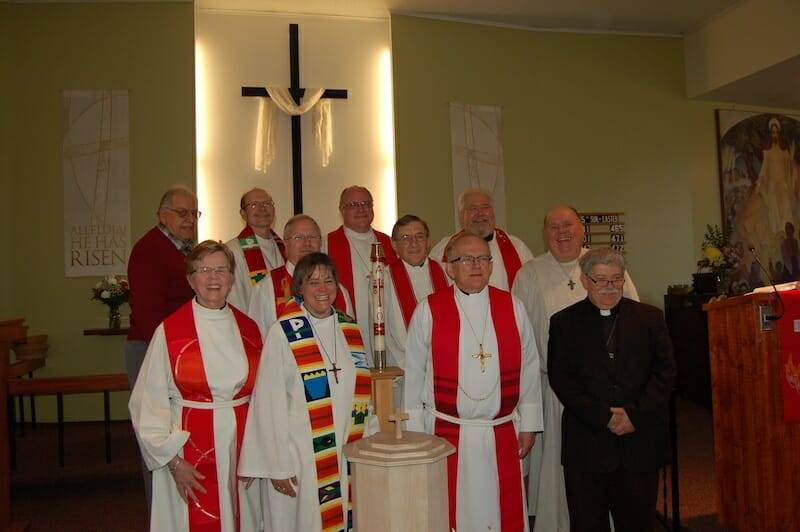 Rev. Kay Richter installed as pastor of the New 
